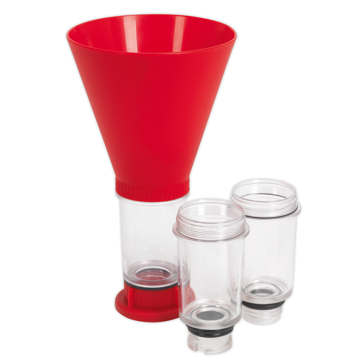 Sealey 4pc Engine Oil Funnel - BMW, Fiat, Ford, Mazda, Mercedes, Toyota/Lexus, VAG VS7101