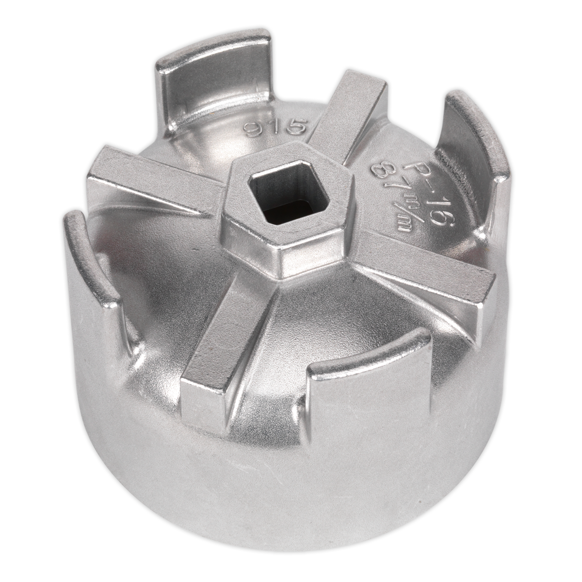 Sealey Ø87mm Oil Filter Cap Wrench 16 Flutes - Volvo VS7114