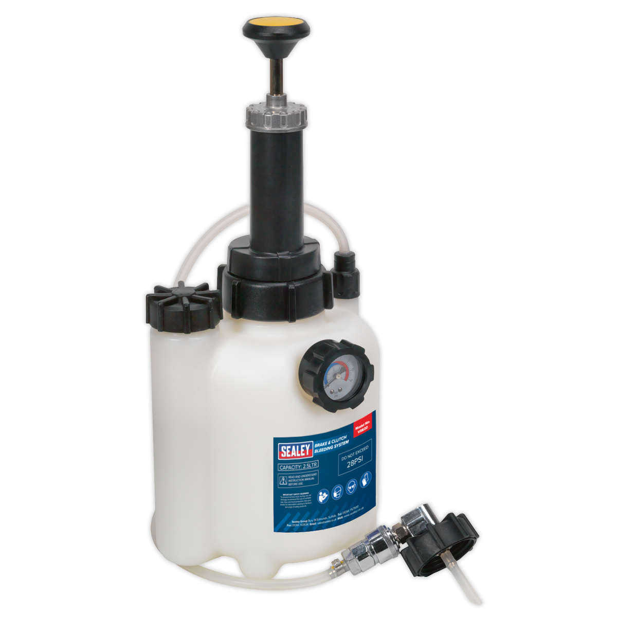 Sealey 2.5L Brake & Clutch Bleeding System VS820