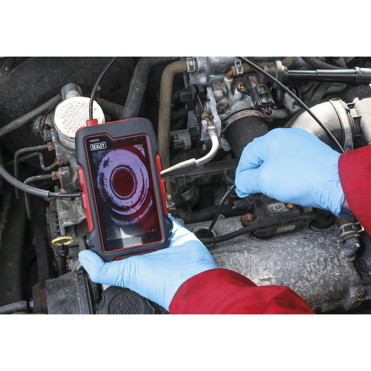 Sealey Ø9mm Camera Tablet Video Borescope VS8222