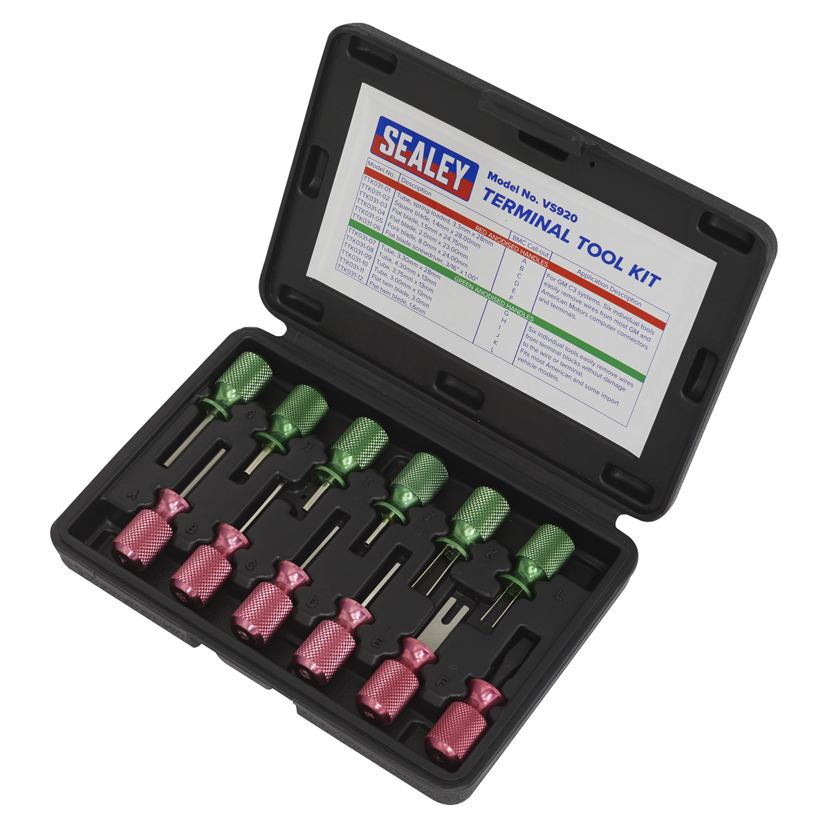 Sealey 12pc Terminal Tool Set VS920
