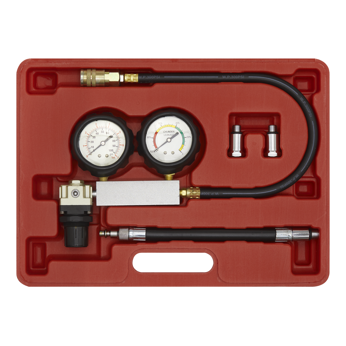 Sealey Petrol Engine Cylinder Leakage Tester - 2-Gauge VSE2020