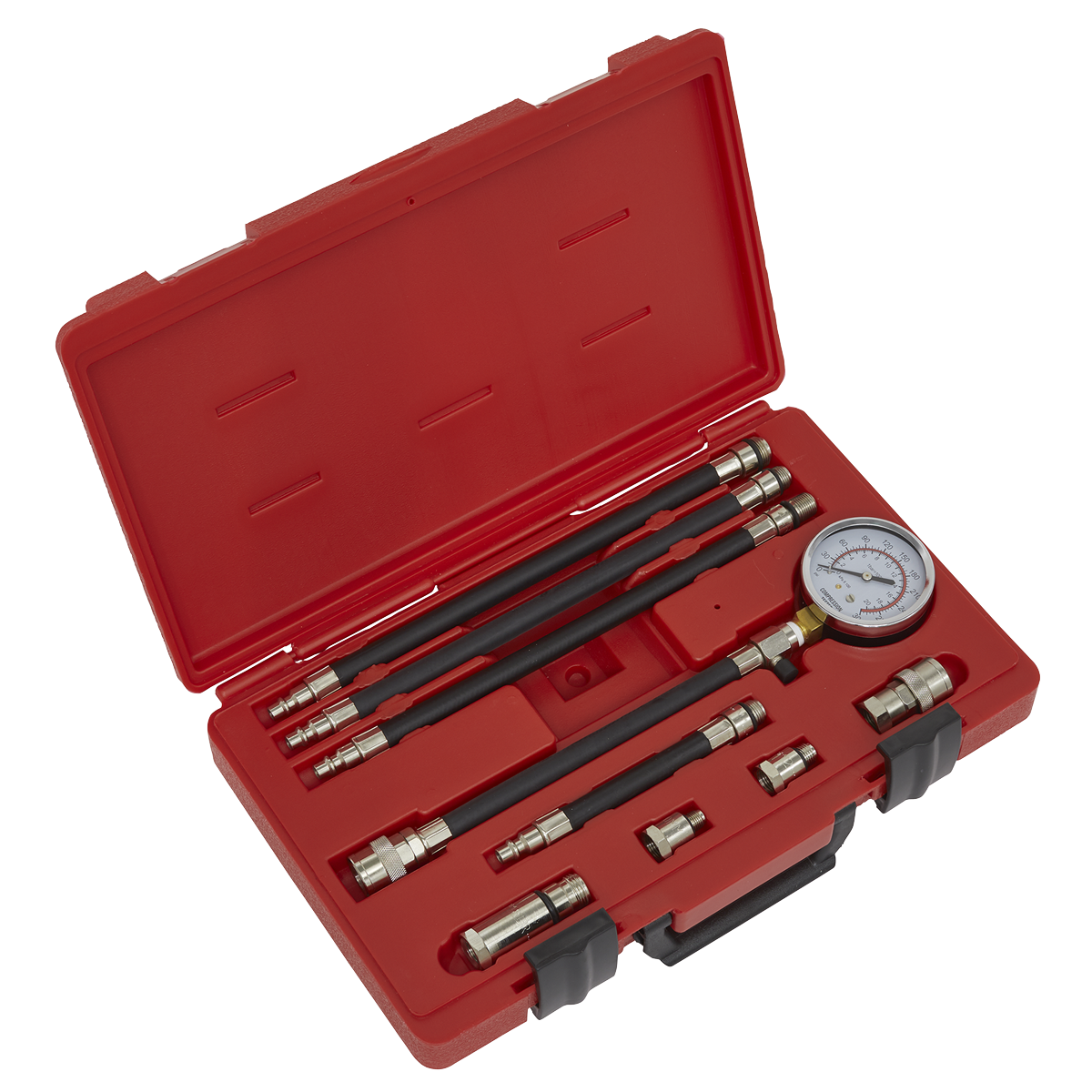 Sealey 10pc Petrol Engine Compression Test Kit VSE206