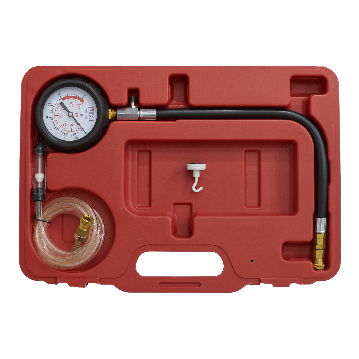 Sealey Diesel Compression Gauge, Hose & TDC Base Kit VSE3157