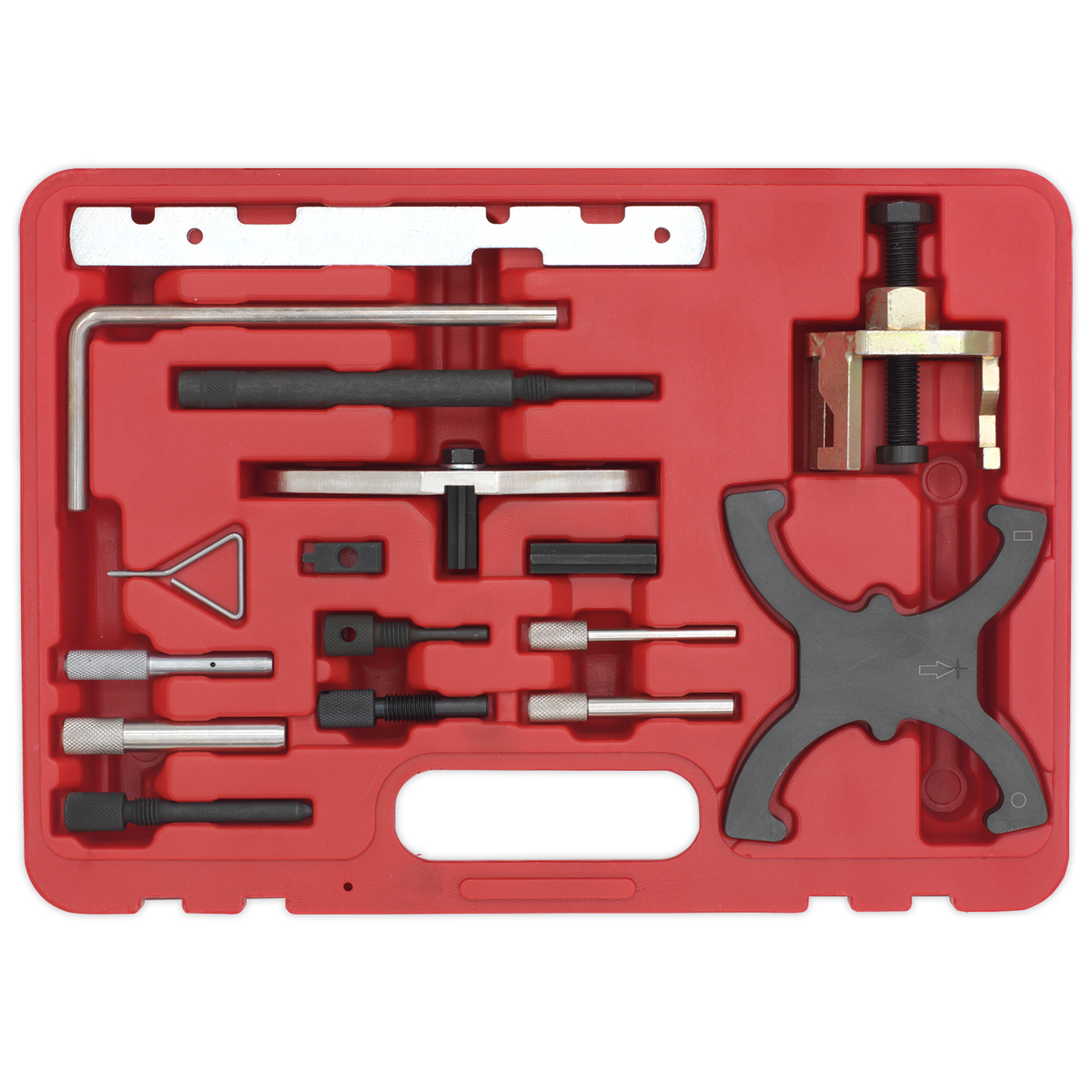 Sealey Diesel/Petrol Engine Timing Tool Combination Kit - for Ford, PSA - Belt/Chain Drive VSE5042A