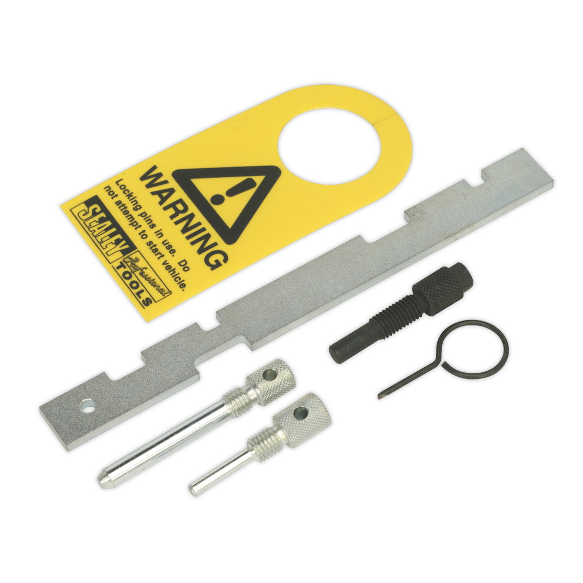 Sealey Petrol Engine Timing Tool Kit - for Ford, Mazda, Volvo 1.25, 1.6, 1.8, 2.0, 2.3 16v Duratec - Belt/Chain Drive VSE5515
