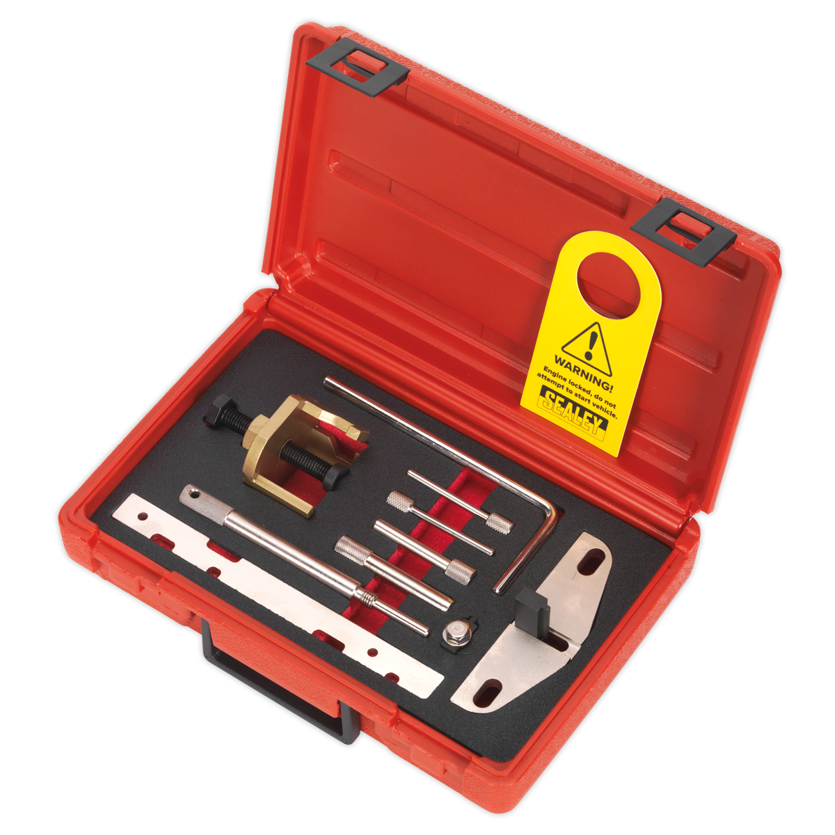 Sealey Diesel Engine Timing Tool Kit - for Ford, Mazda, PSA 1.4, 1.5, 1.6, 1.8, 2.0 TDCi/HDi - Belt Drive VSE5941