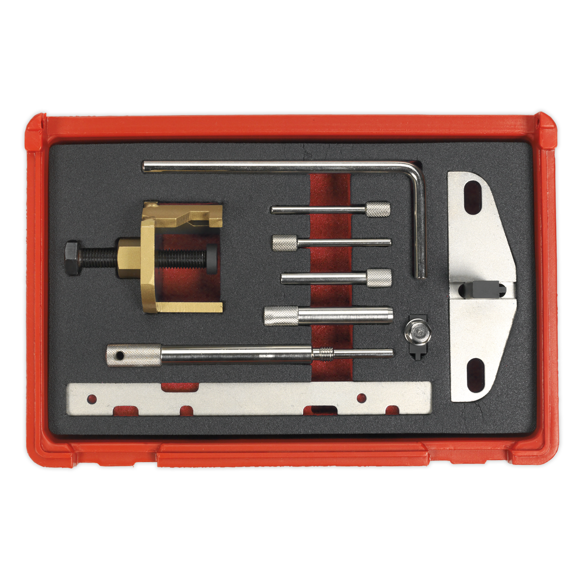 Sealey Diesel Engine Timing Tool Kit - for Ford, Mazda, PSA 1.4, 1.5, 1.6, 1.8, 2.0 TDCi/HDi - Belt Drive VSE5941