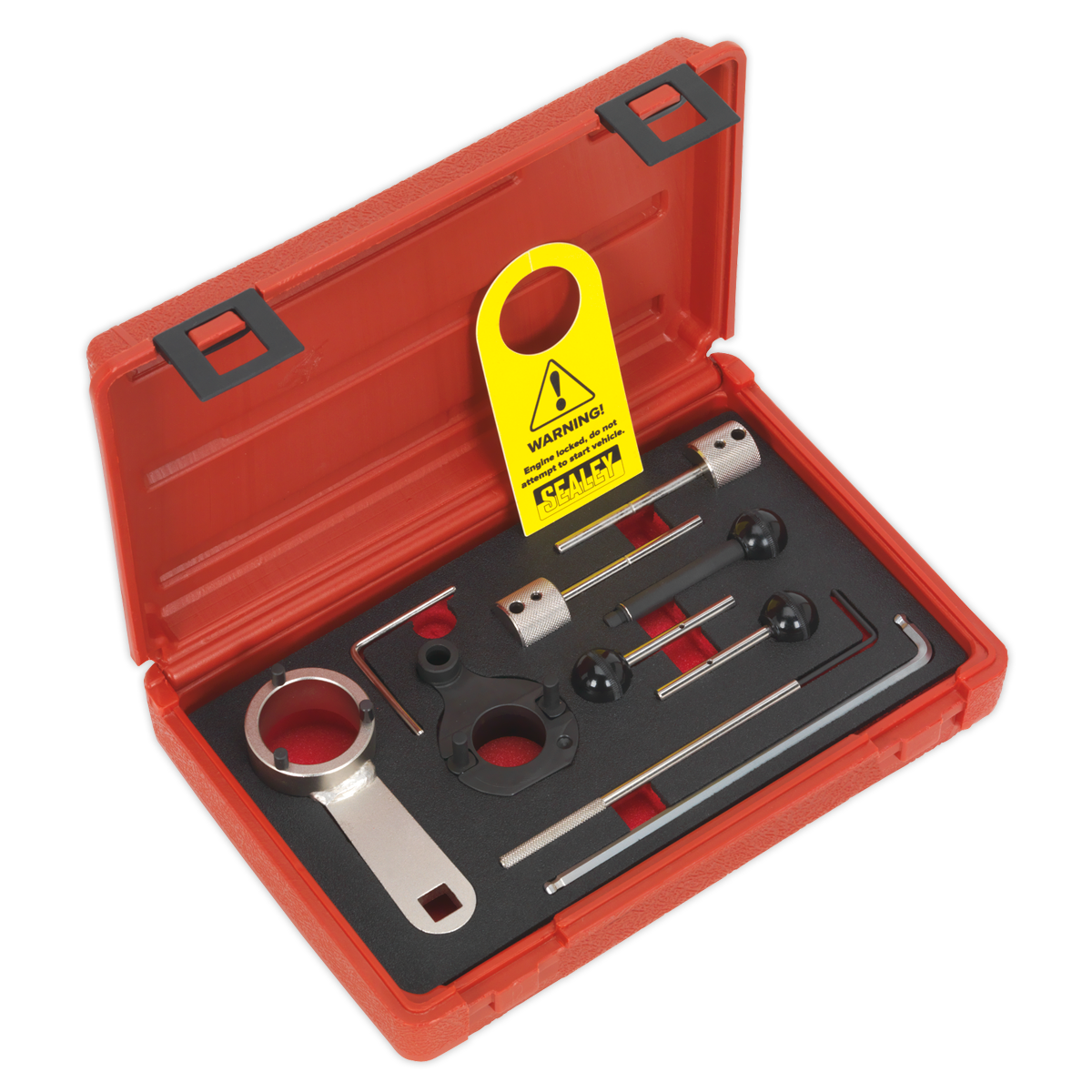 Sealey Timing Tool Kit - for VAG 1.4D, 1.6D, 2.0D Common Rail - Belt Drive VSE6281