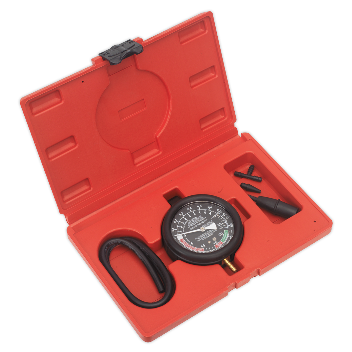 Sealey Vacuum & Fuel Pump Pressure Test Gauge Set VSE952