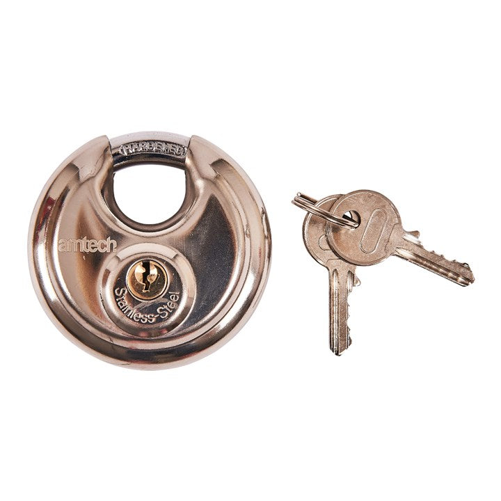 Amtech 70mm Disc padlock W4200