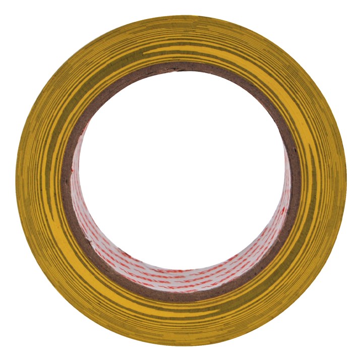 Amtech Black and yellow PVC hazard warning tape (30m x 48mm) W8240