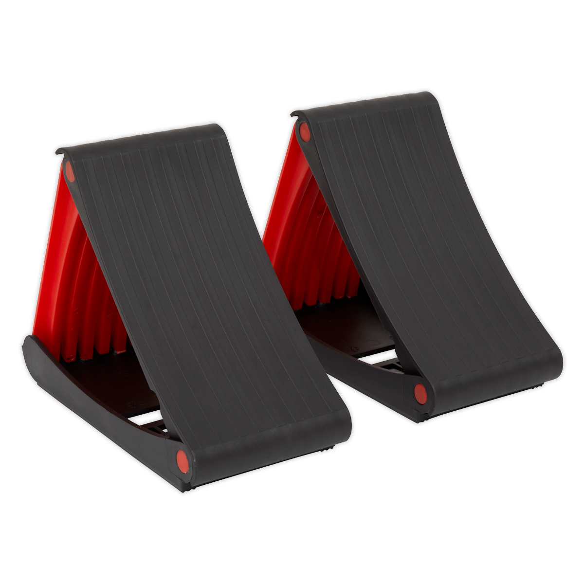 Sealey Folding Wheel Chocks - Pair WCF01