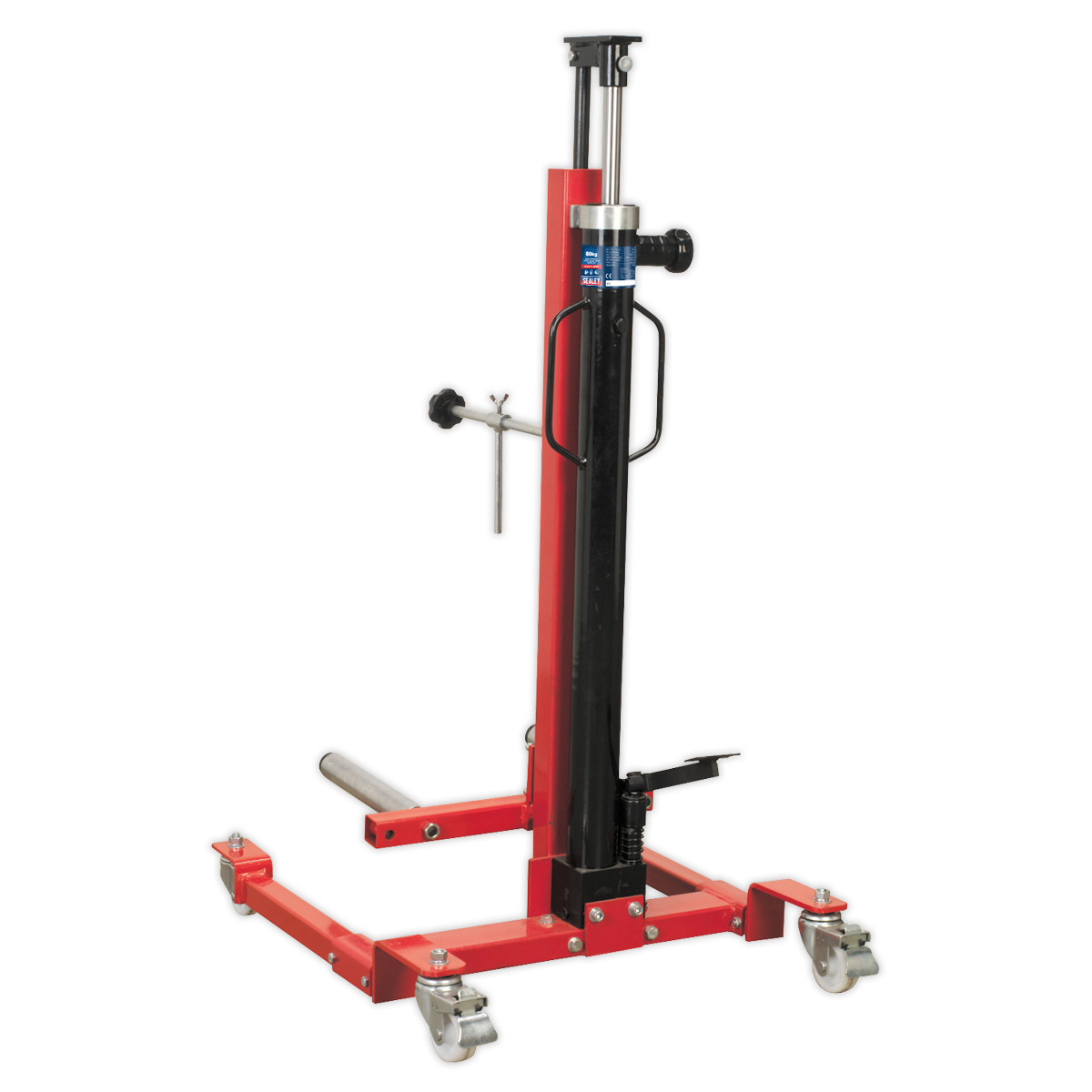 Sealey 80kg Wheel Removal/Lifter Trolley with Quick Lift WD80
