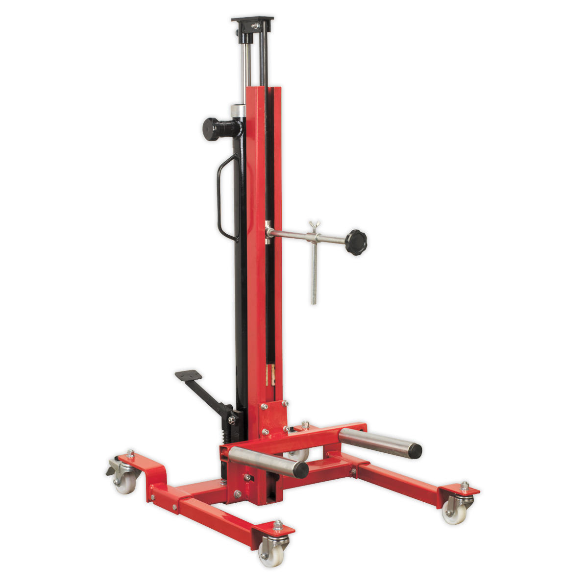 Sealey 80kg Wheel Removal/Lifter Trolley with Quick Lift WD80