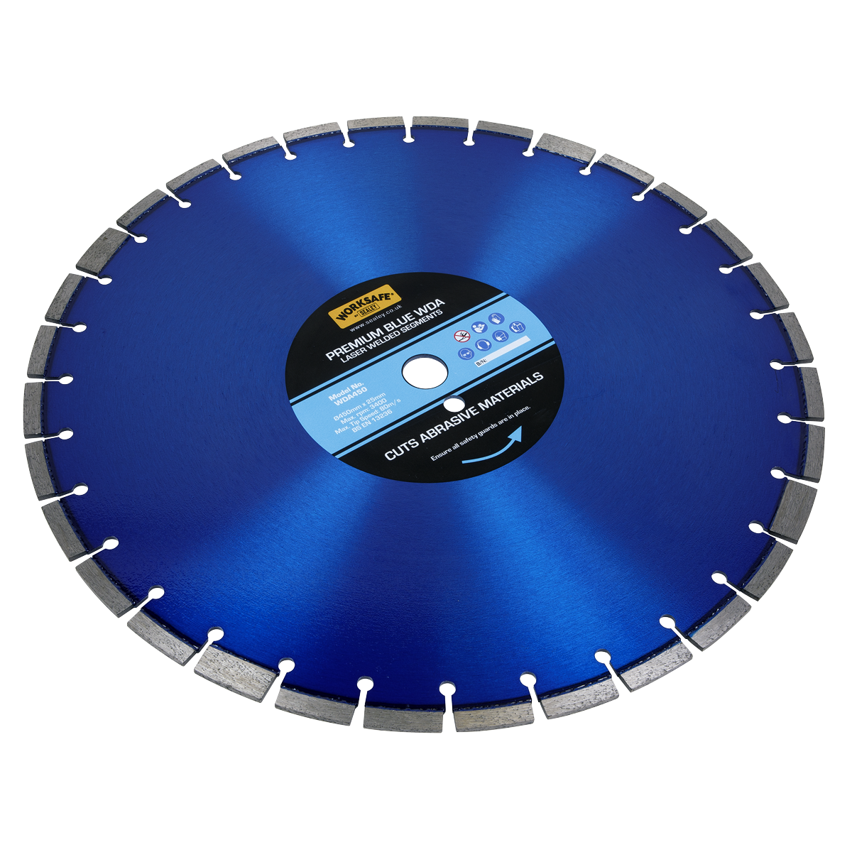 Sealey Ø450 x 25mm Premium Blue WDA Diamond Blade WDA450