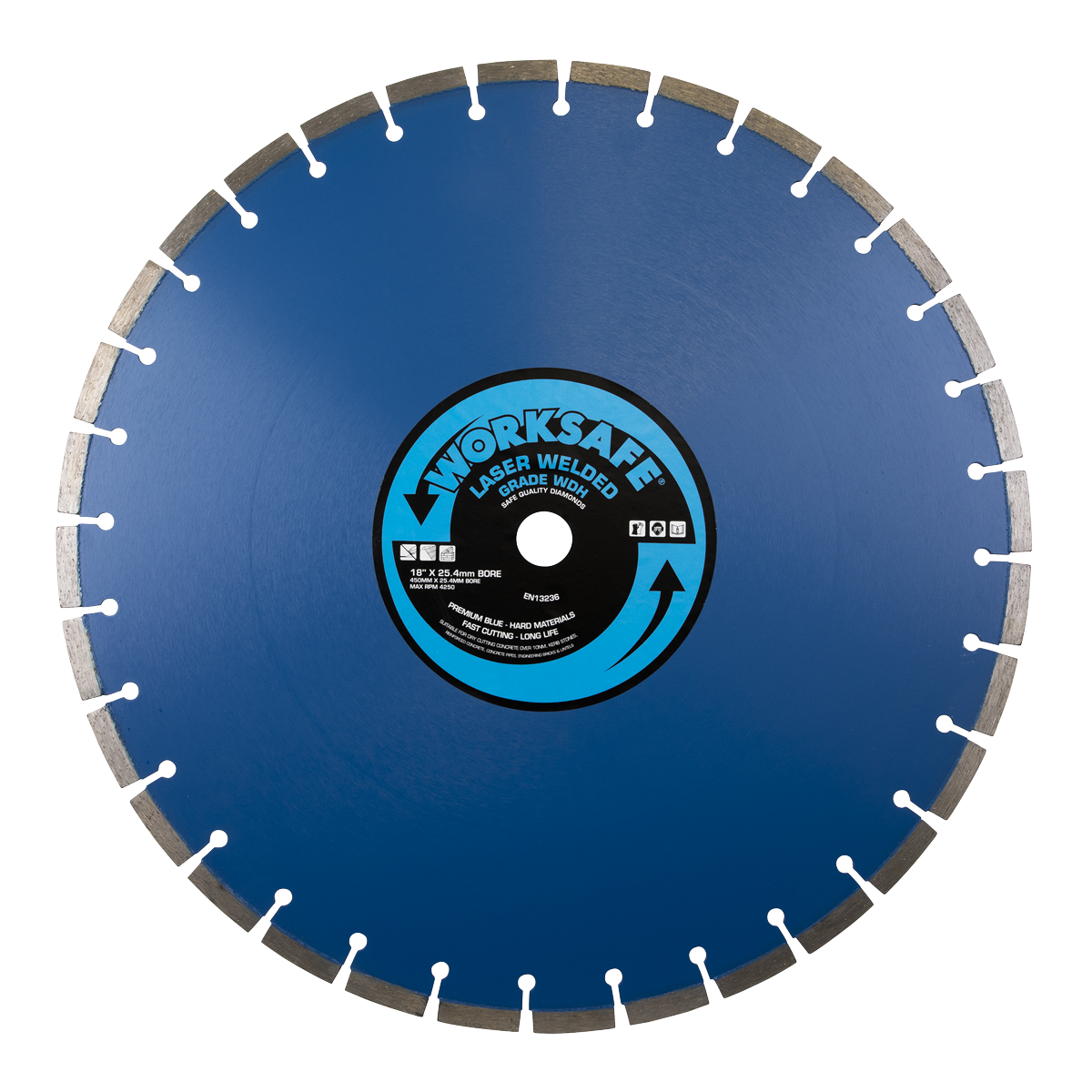 Sealey Ø450 x 25mm Premium Blue WDH Diamond Blade WDH450