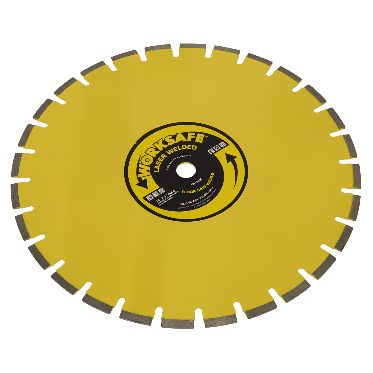 Sealey Ø450 x 25mm Floor Saw Blade (Hard) WDHFS450