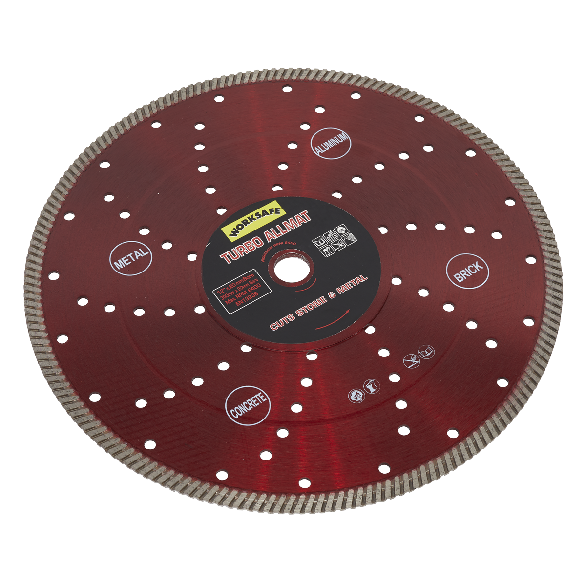 Sealey Ø300 x Ø20mm Turbo Allmat Diamond Blade WDTA300