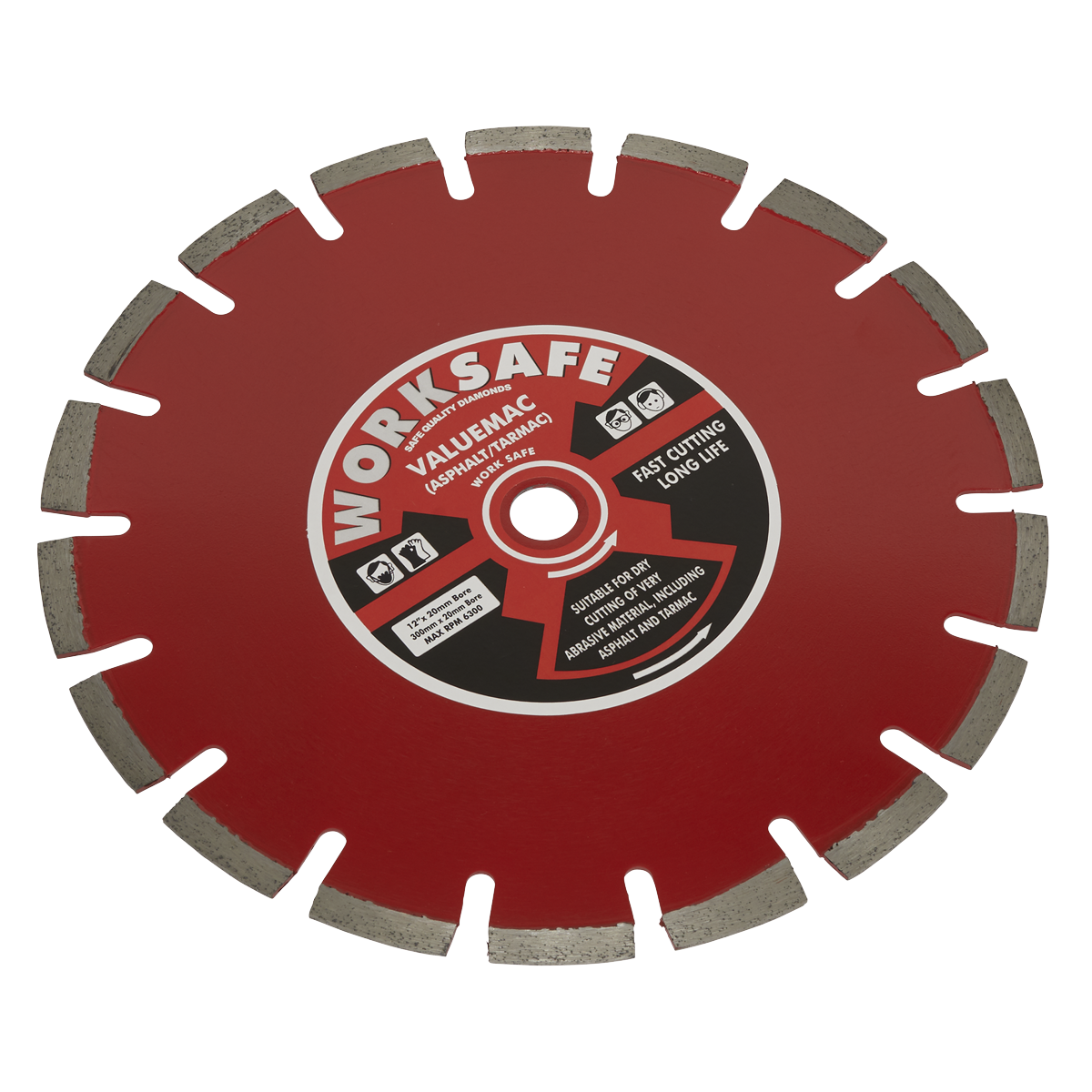 Sealey Ø300 x Ø20mm Valuemac Diamond Blade WDVM300/20