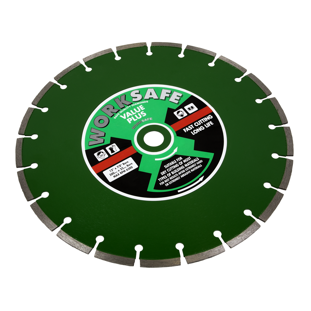 Sealey Ø300 x 22mm Value Plus Diamond Blade WDVP300/78