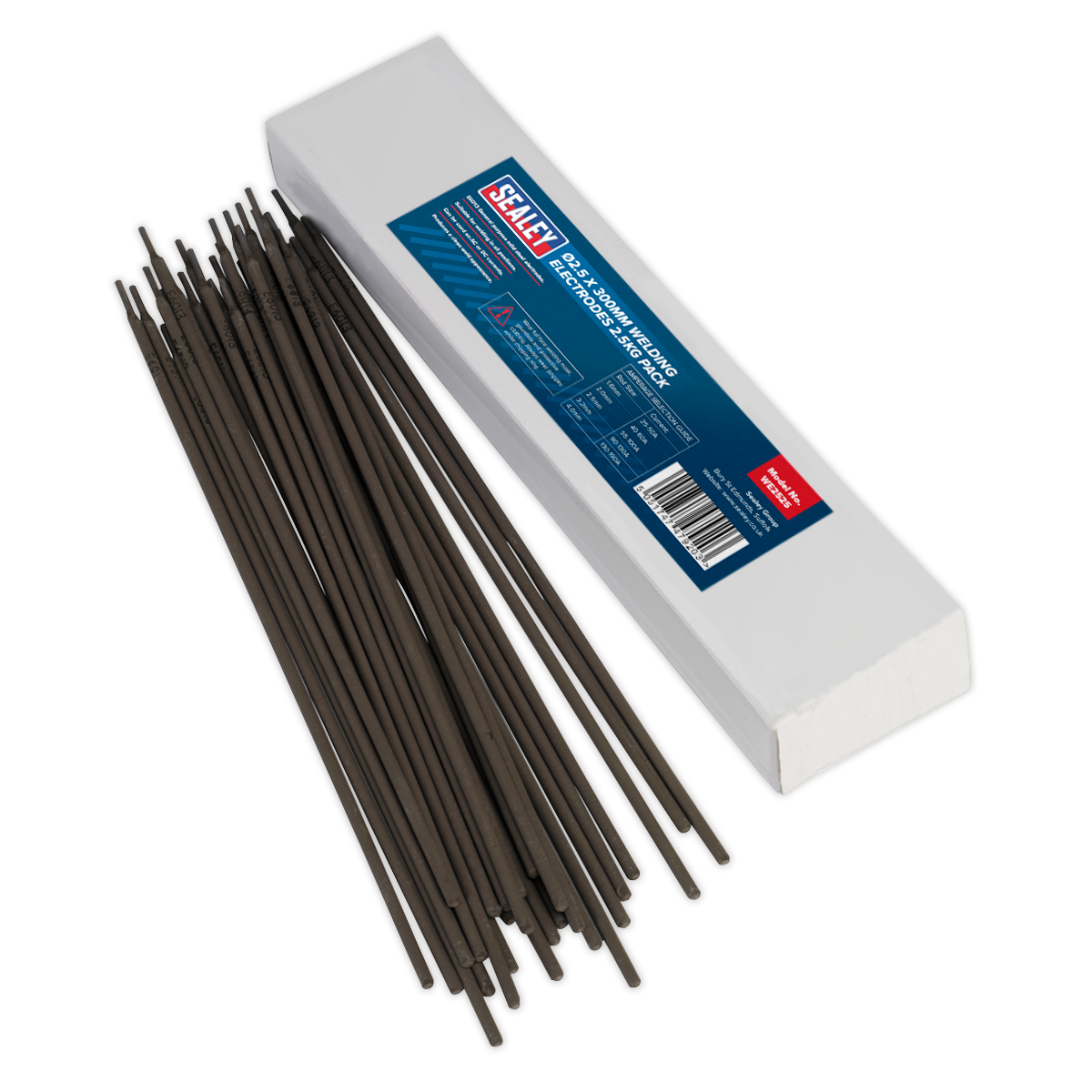 Sealey Ø2.5 x 300mm Welding Electrodes 2.5kg Pack WE2525