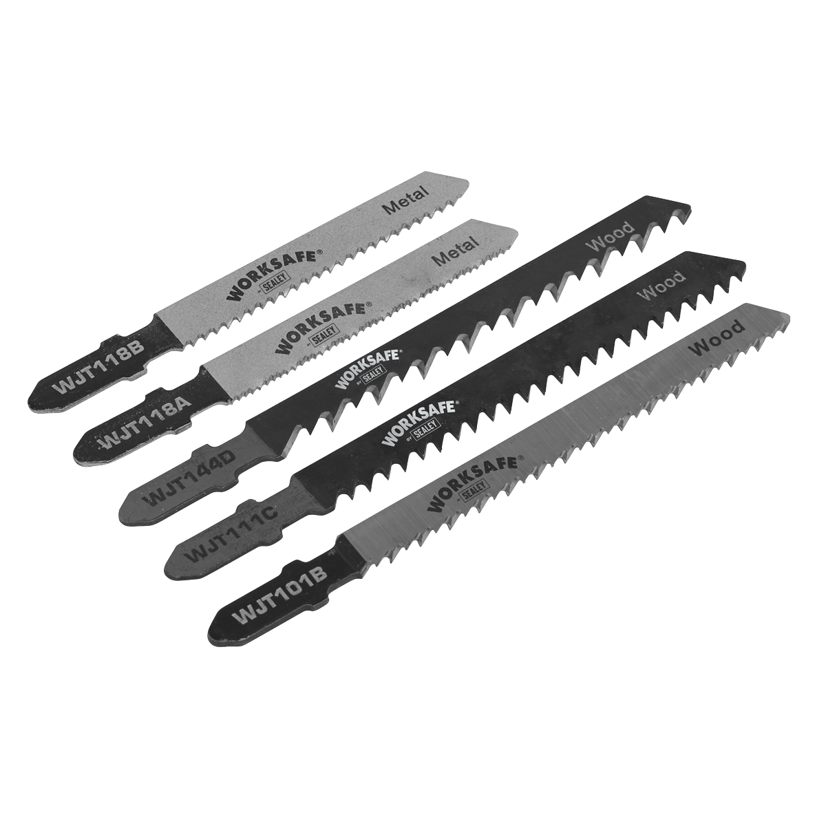 Sealey Jigsaw Blades Assorted - Pack of 5 WJTASS