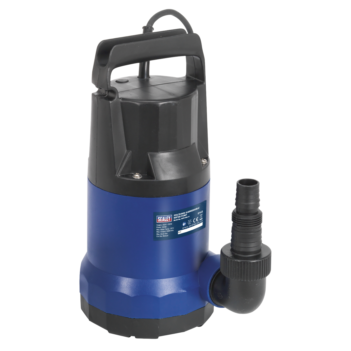Sealey 100L/min Submersible Clean Water Pump WPC100