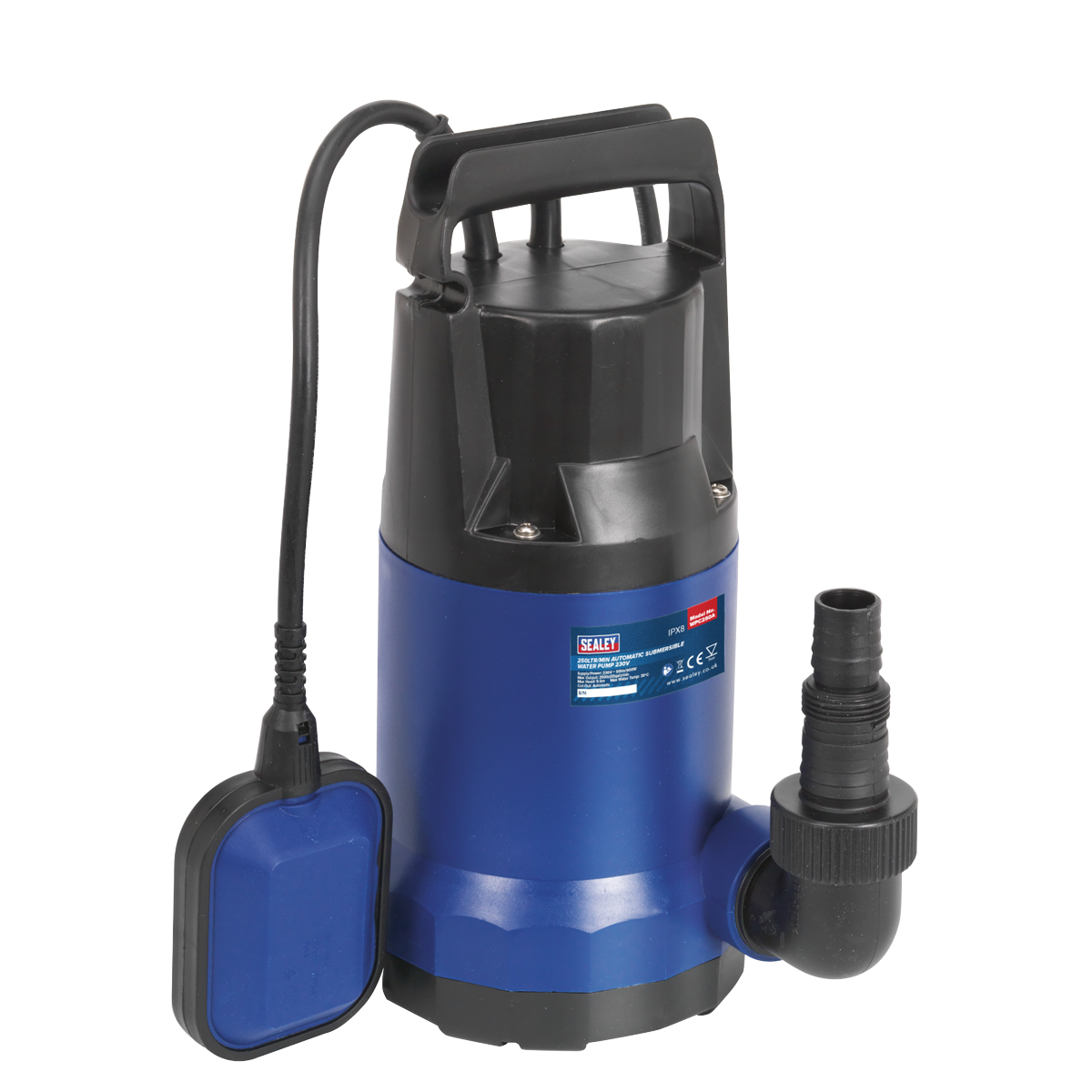 Sealey 250L/min Automatic Submersible Water Pump 230V WPC250A