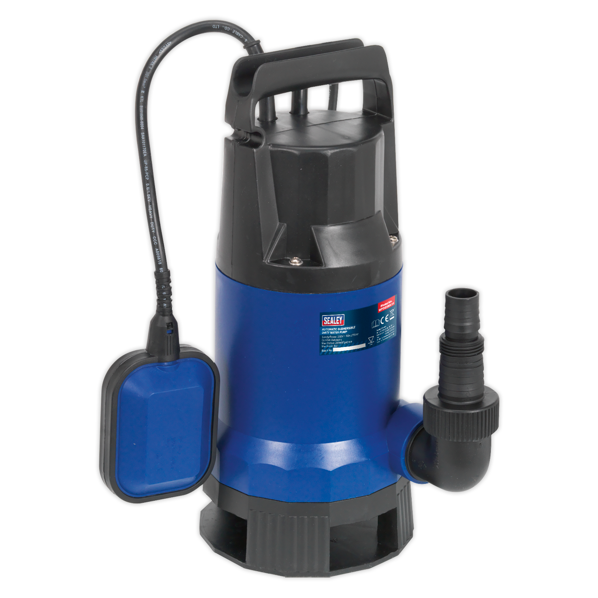 Sealey 217L/min Automatic Submersible Dirty Water Pump 230V WPD235A