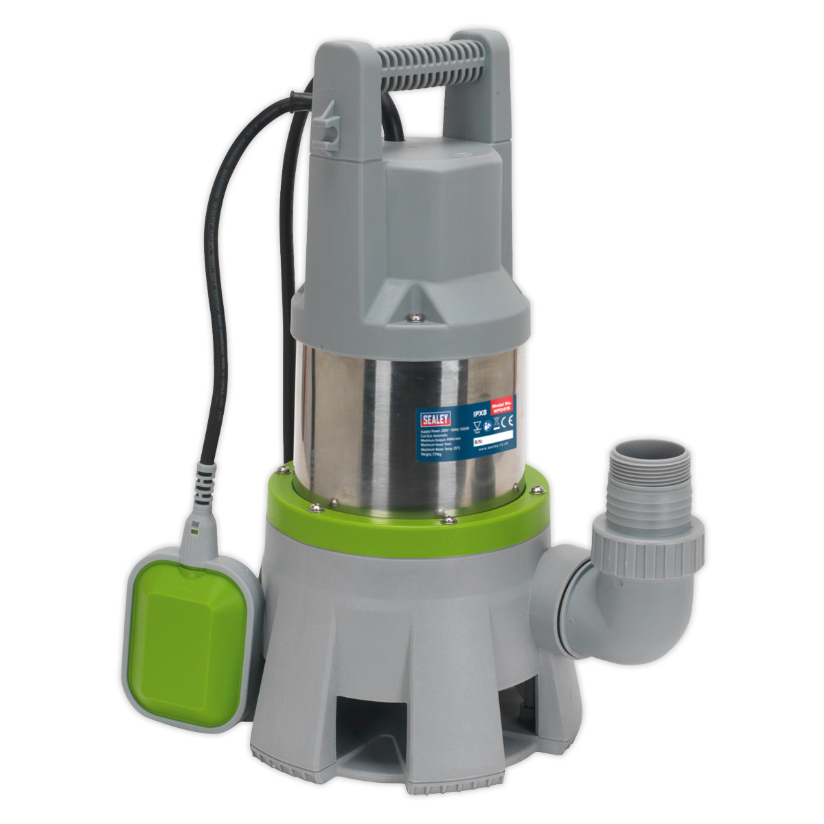 Sealey 417L/min High Flow Automatic Submersible Dirty Water Pump WPD415