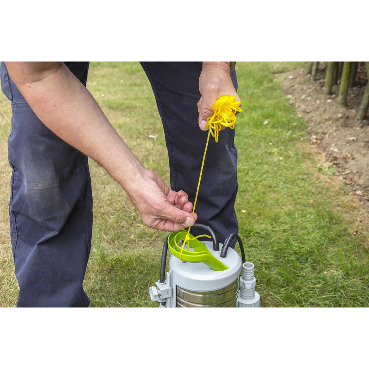 Sealey 225L/min Automatic Stainless Submersible Dirty Water Pump WPS225P