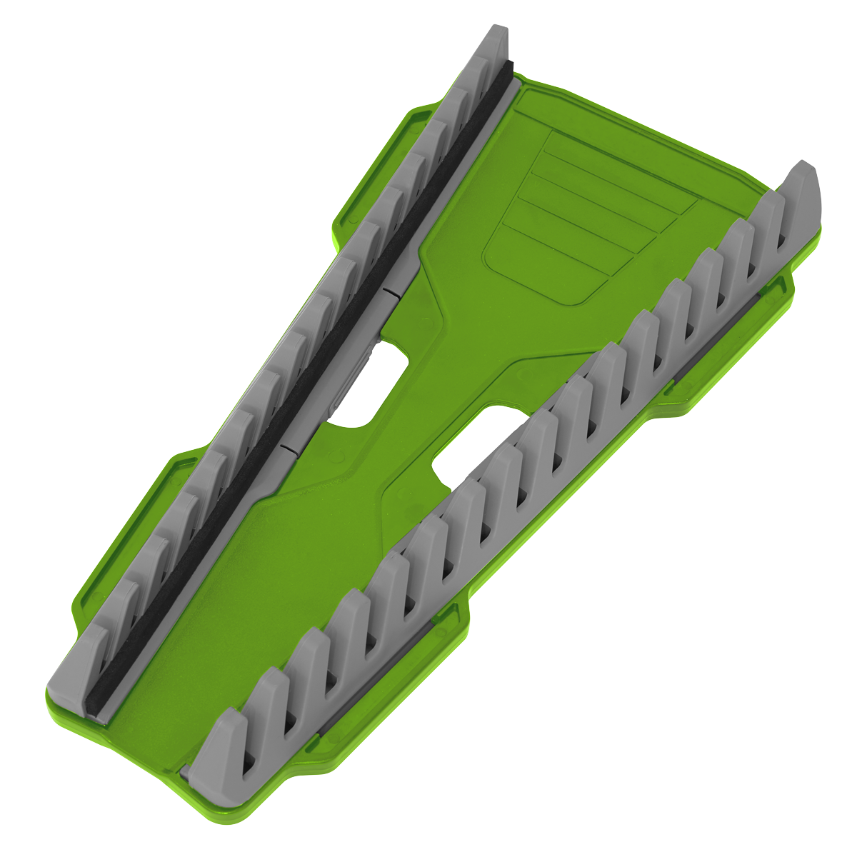 Sealey 16pc Reversible Spanner Rack - Hi-Vis Green WR11HV