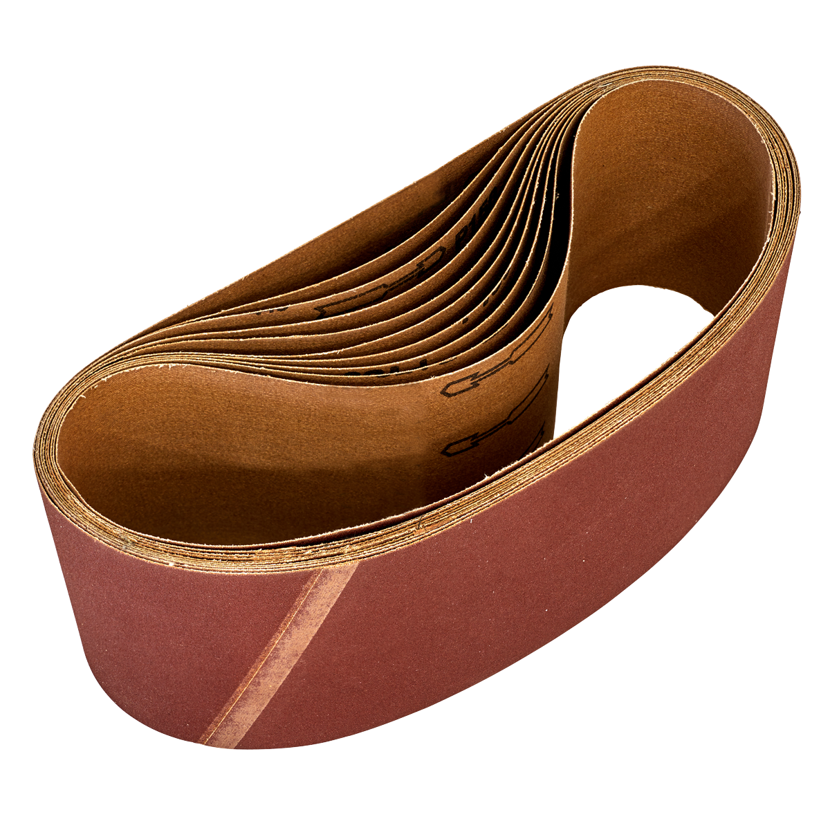 Sealey 100 x 620mm Sanding Belt 120Grit - Pack of 10 WSB62120