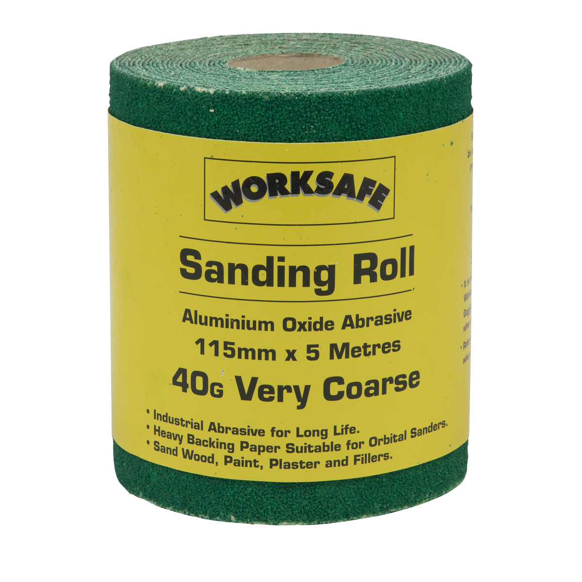 Sealey 115mm x 5m Production Sanding Roll - Extra Coarse 40Grit WSR540