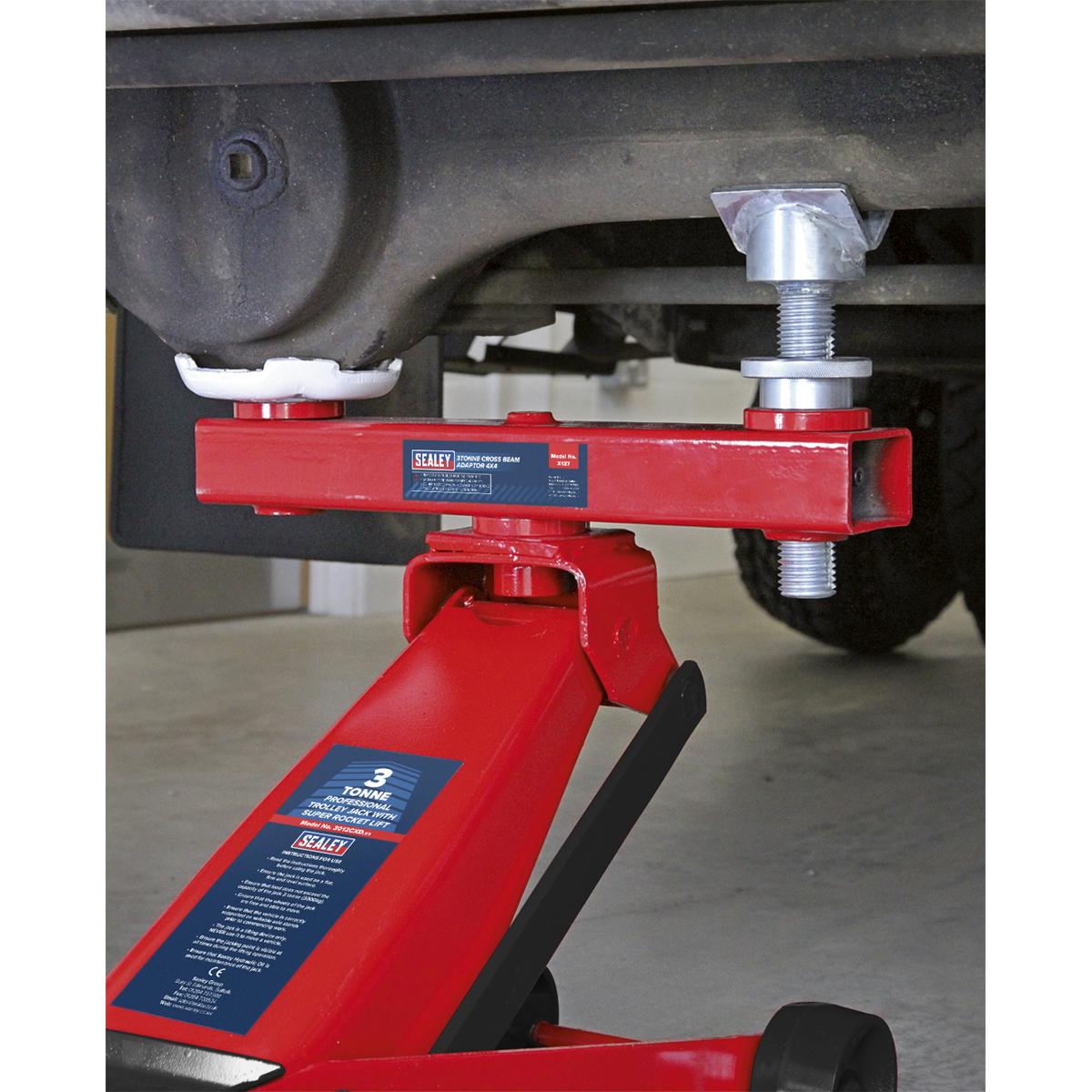 Sealey 3tonne Cross Beam Adaptor 4x4 X137