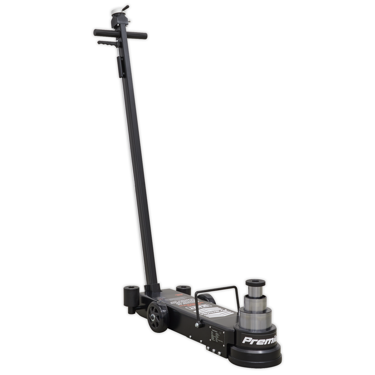 Sealey 10-40tonne Air Operated Low Entry/Long Reach Telescopic Jack YAJ10-40LELR