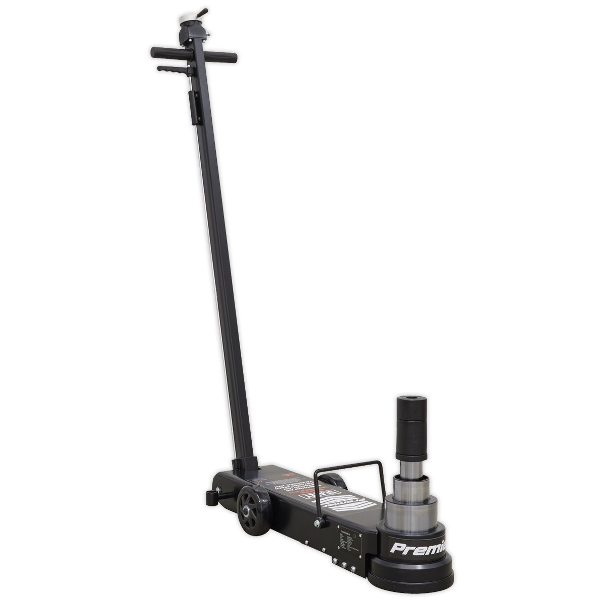 Sealey 10-40tonne Air Operated Low Entry/Long Reach Telescopic Jack YAJ10-40LELR