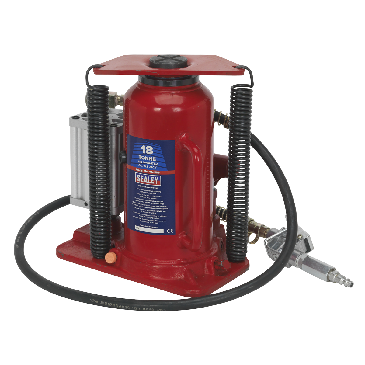 Sealey 18tonne Air Operated Bottle Jack YAJ18S