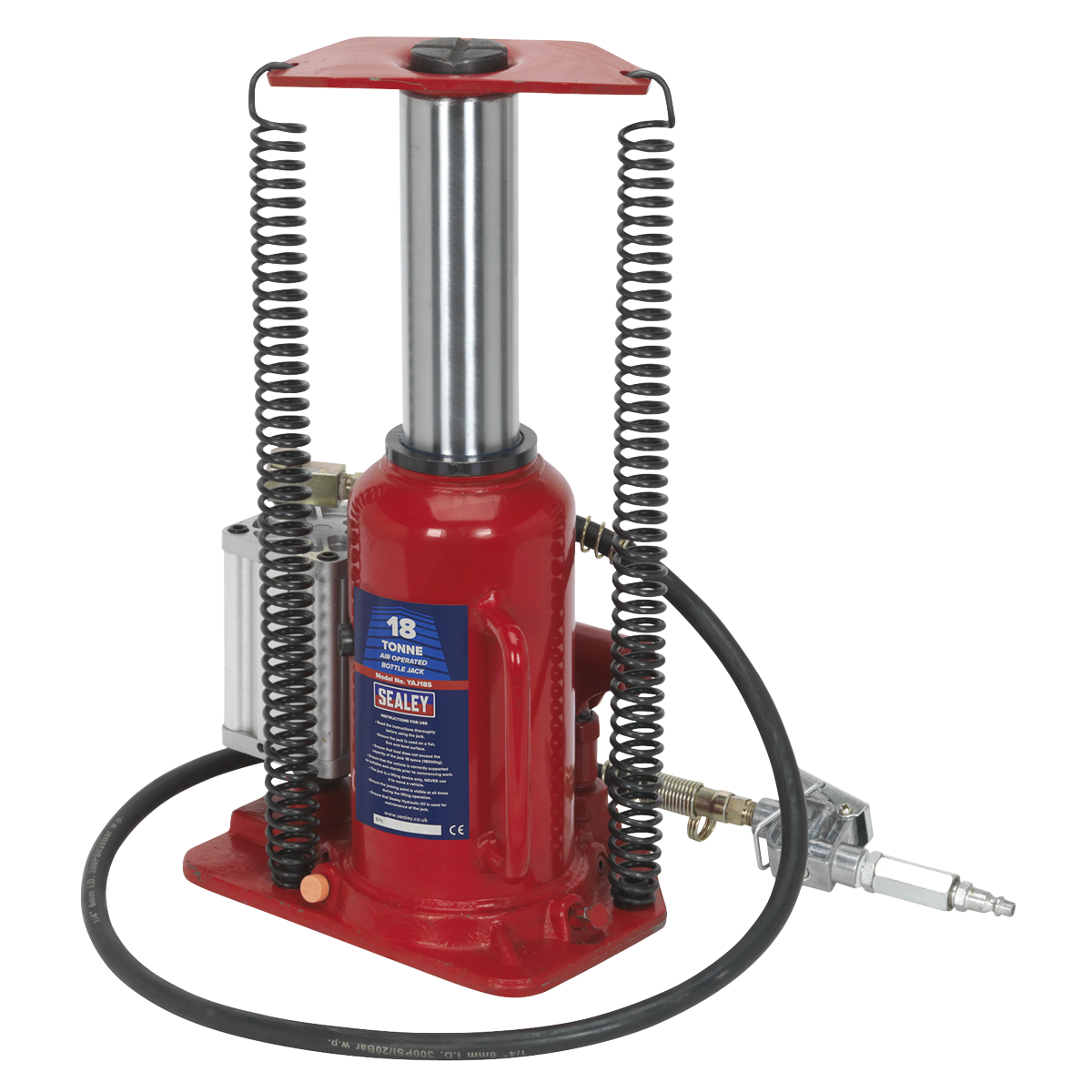 Sealey 18tonne Air Operated Bottle Jack YAJ18S