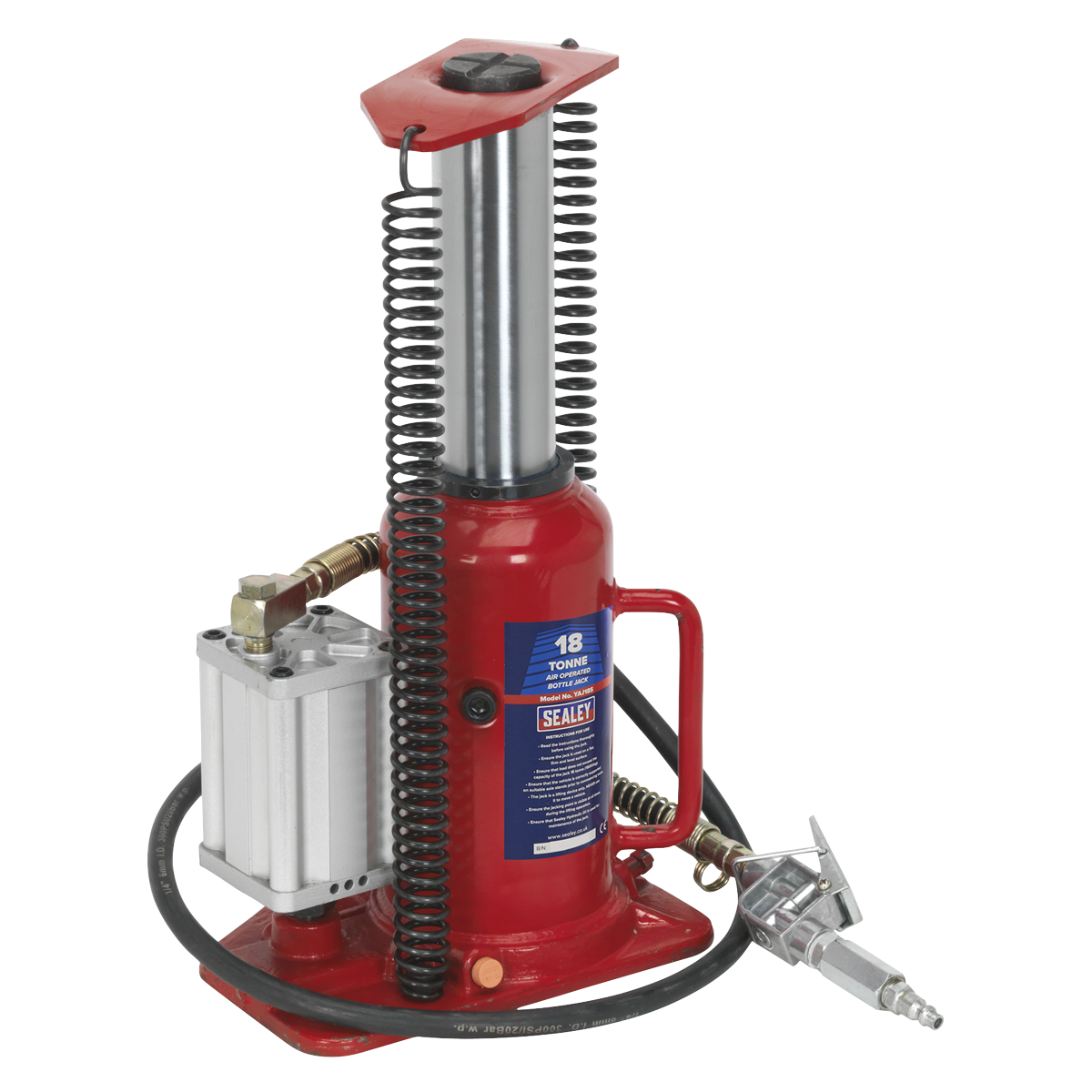 Sealey 18tonne Air Operated Bottle Jack YAJ18S