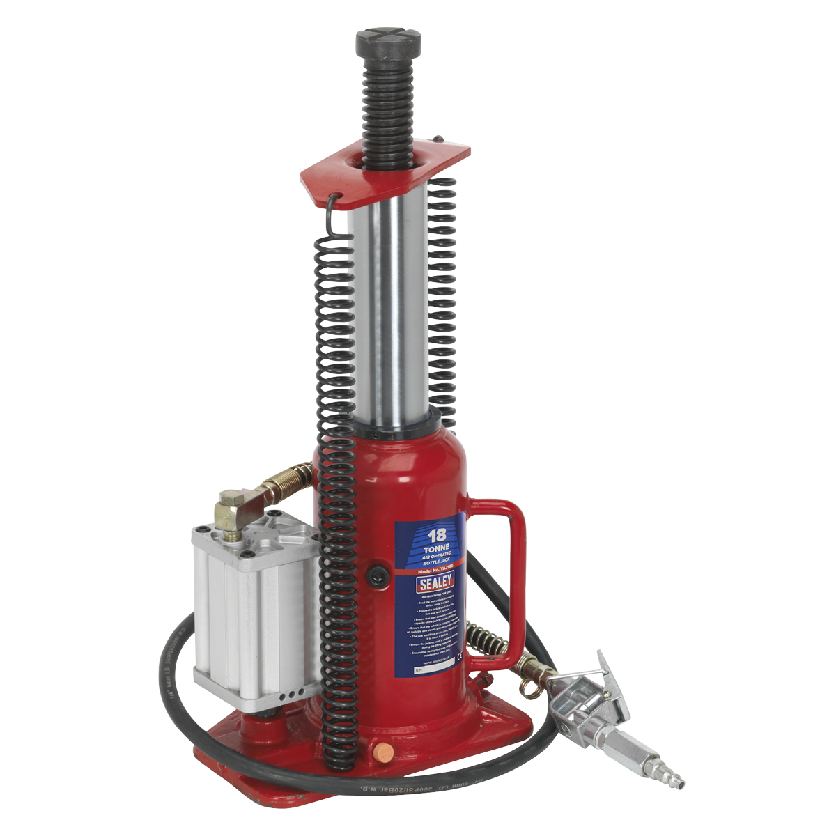 Sealey 18tonne Air Operated Bottle Jack YAJ18S