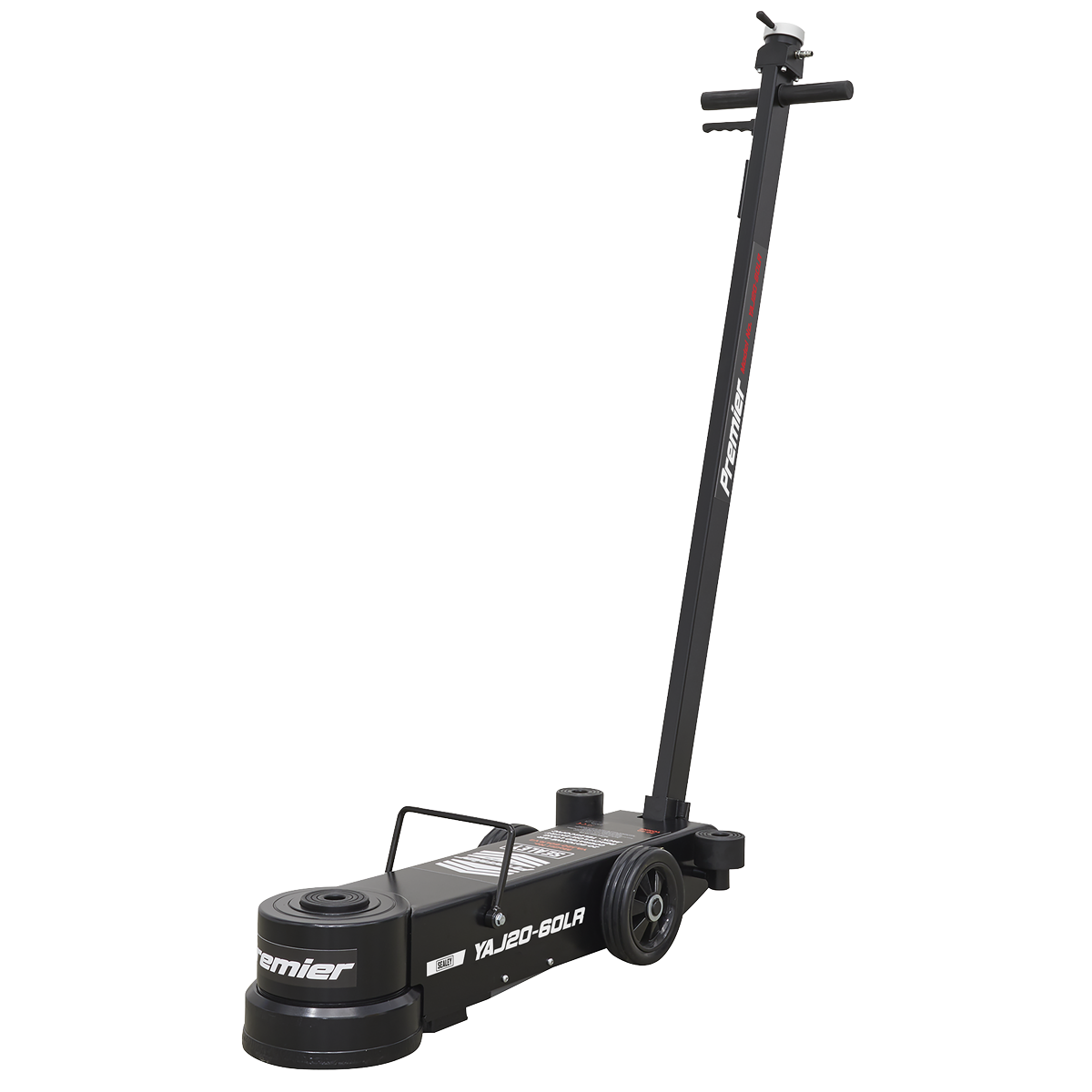 Sealey 20-60tonne Air Operated Long Reach/Low Entry Telescopic Jack YAJ20-60LR