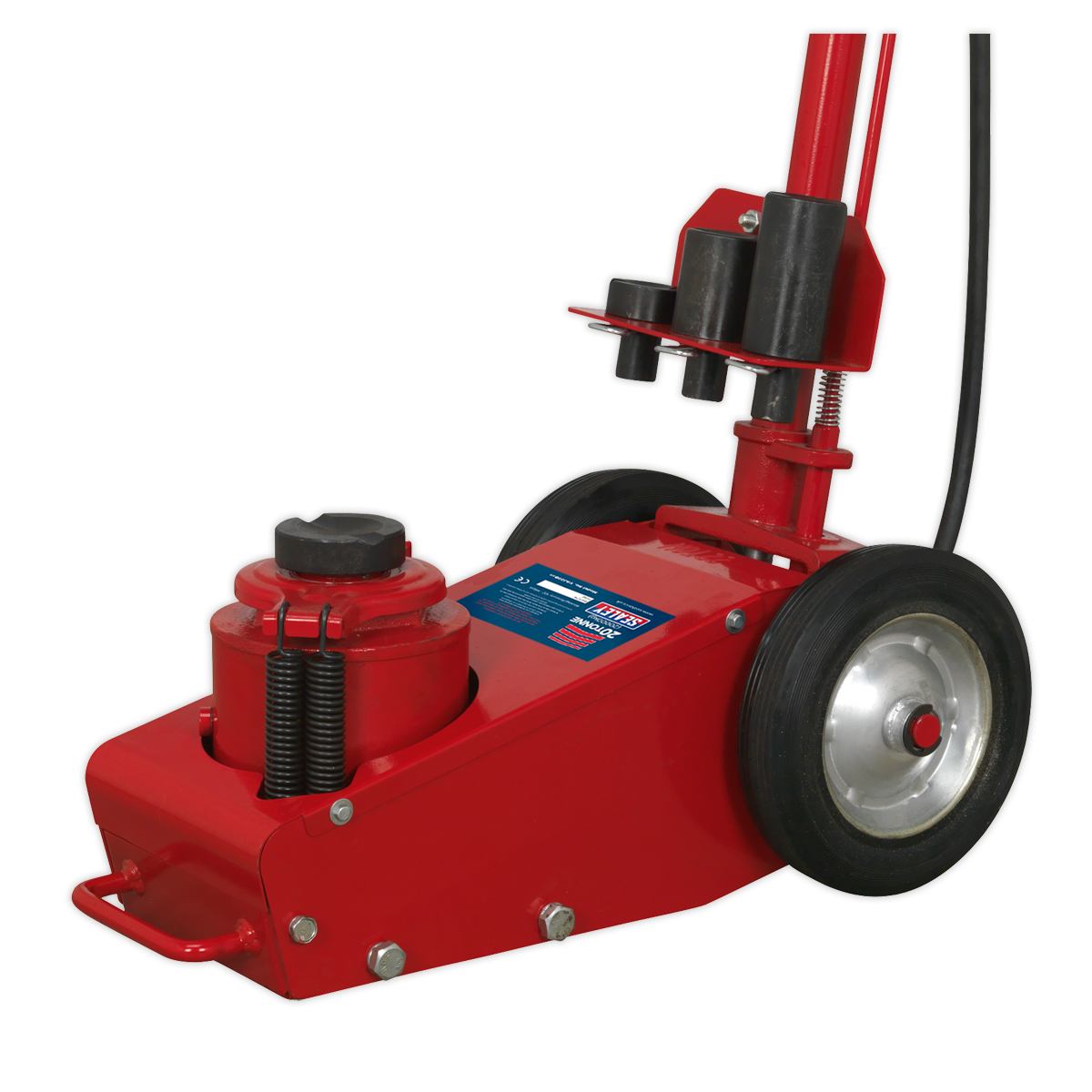 Sealey 20tonne Air Operated Trolley Jack - Single Stage YAJ20B