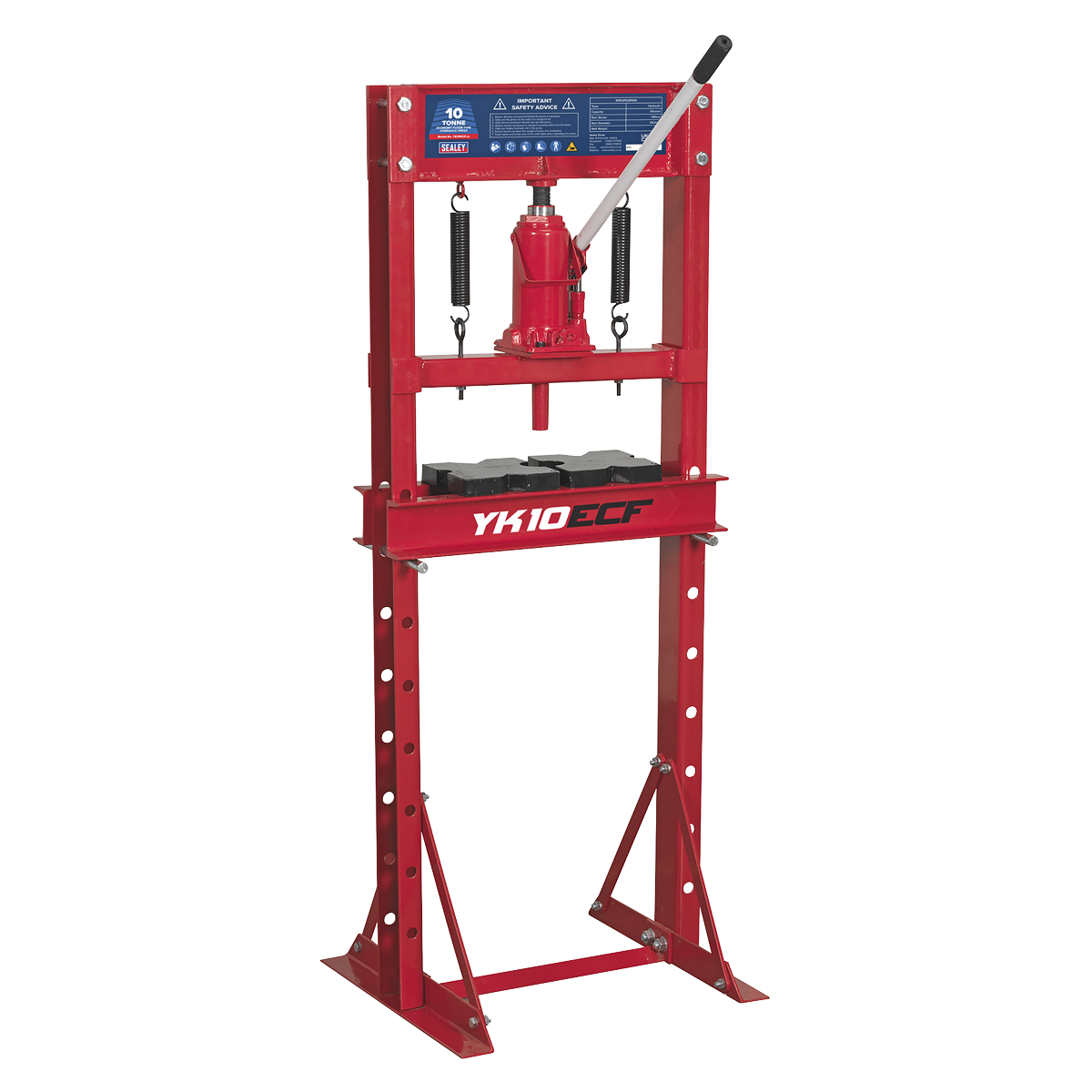 Sealey 10tonne Economy Floor Type Hydraulic Press YK10ECF