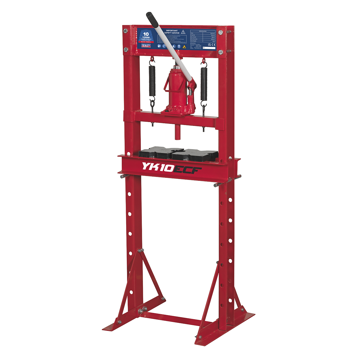 Sealey 10tonne Economy Floor Type Hydraulic Press YK10ECF