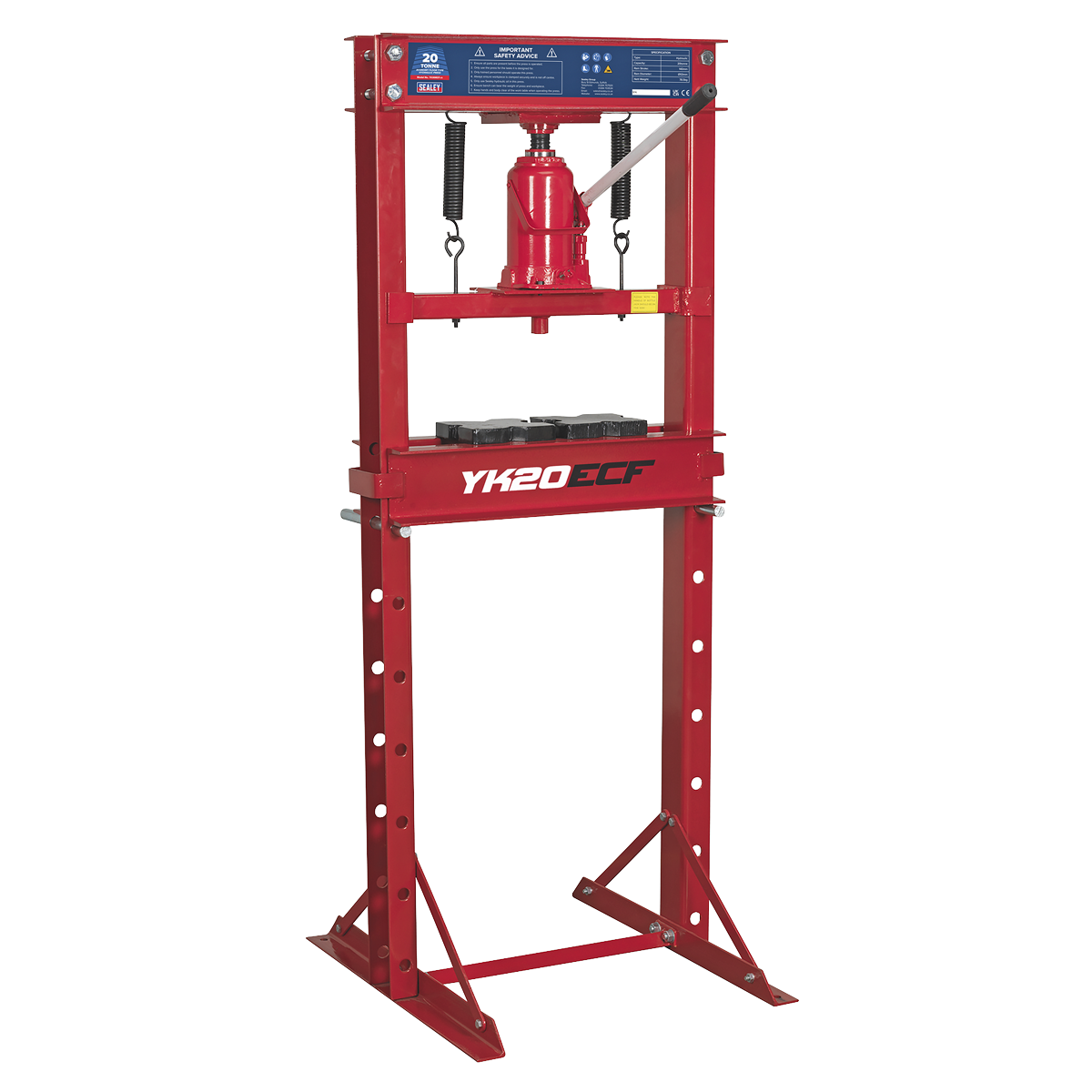 Sealey 20tonne Economy Floor Type Hydraulic Press YK20ECF