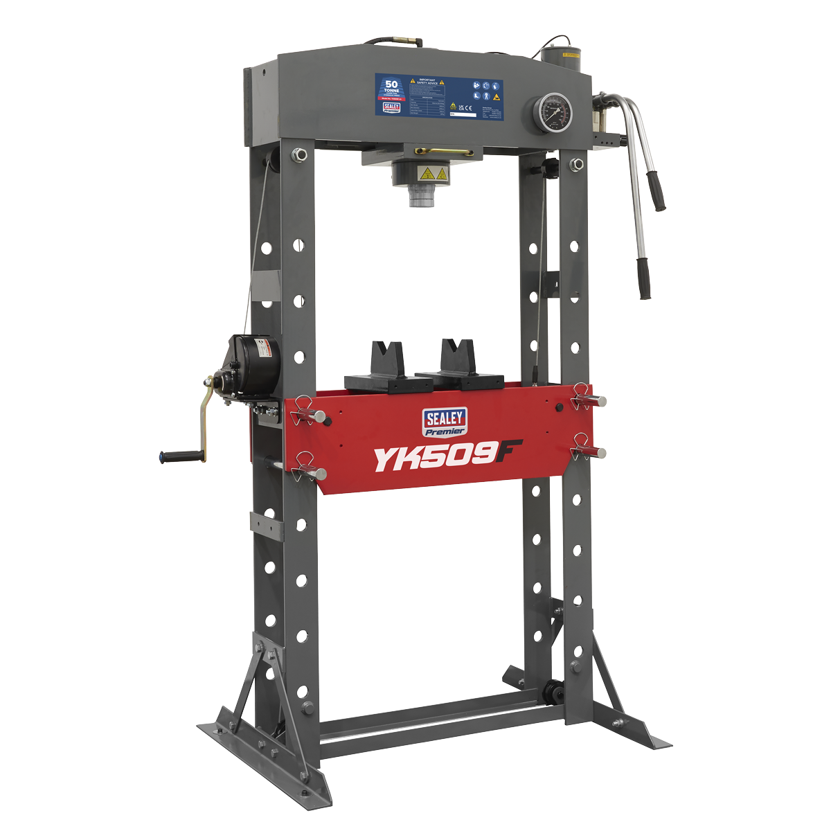 Sealey 50tonne Floor Type Hydraulic Press YK509F