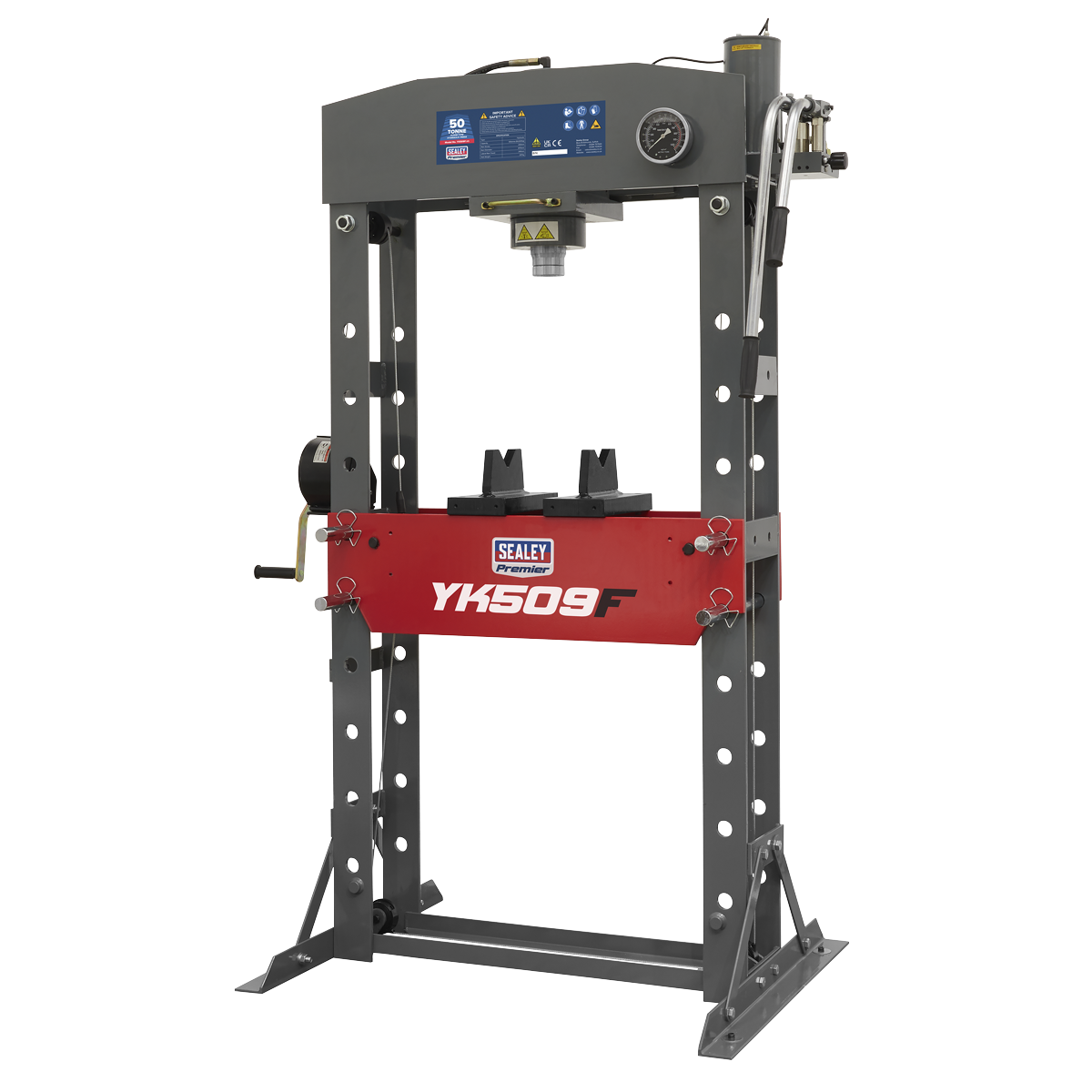 Sealey 50tonne Floor Type Hydraulic Press YK509F
