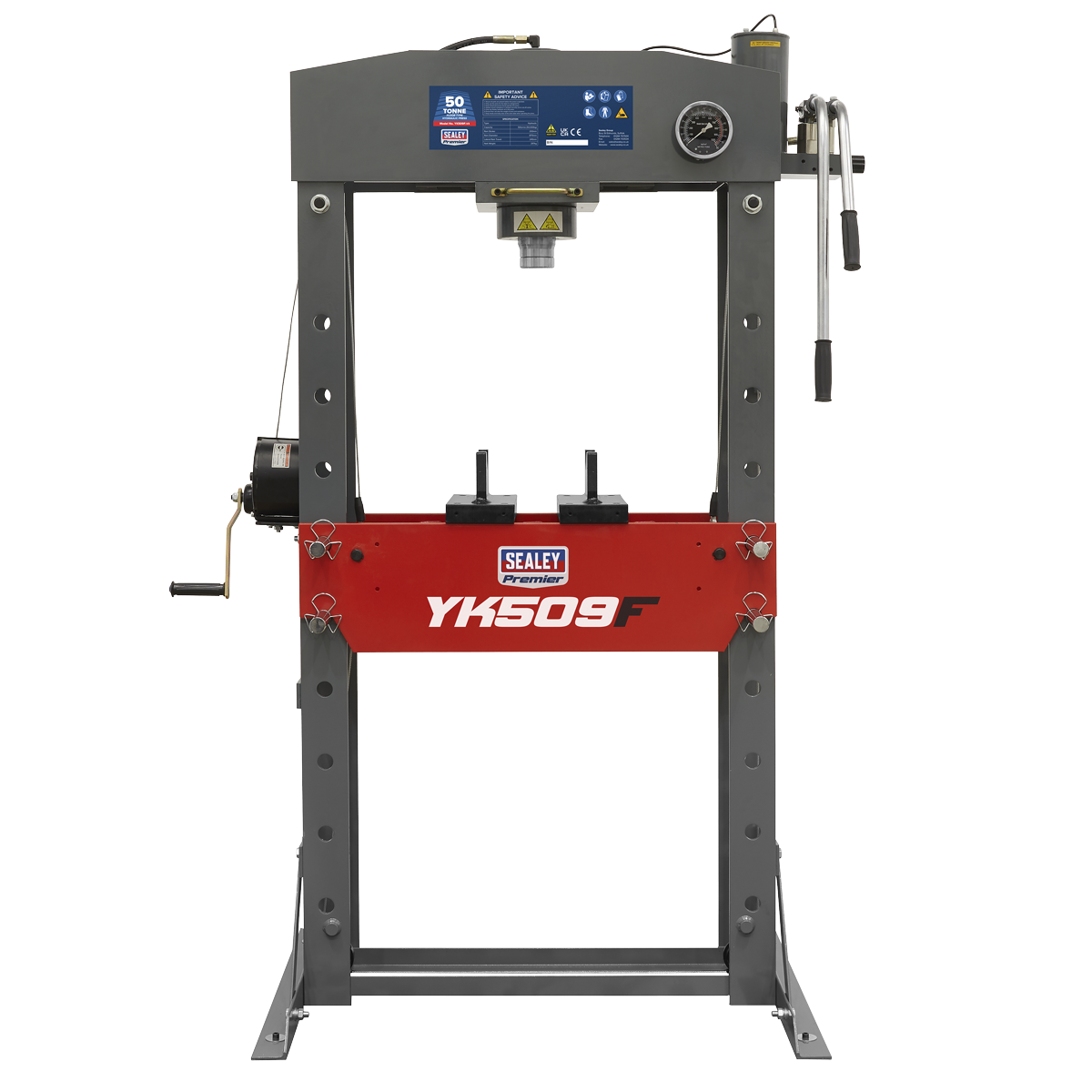 Sealey 50tonne Floor Type Hydraulic Press YK509F